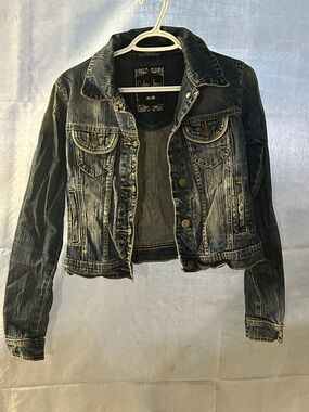 Suko jeans Co. Women's Dark Wash Denim Jacket size M